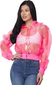 Amazon.com: Hot & Delicious Pink Blast Pullover Top - Rosa - Chaqueta de moda Festival Rave Abrigo Street Wear (M), Rosado : Ropa, Zapatos y Joyería