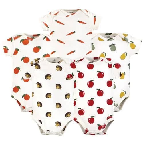Touched by Nature Baby Boys Organic Cotton Bodysuits