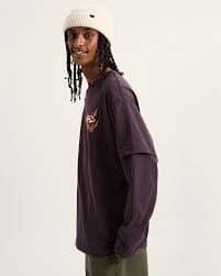 For Nothing Twoffer T-Shirt in Blue| Vans DK