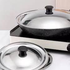 UPKOCH Heat Resistant Pot Lid Stainless Steel Steaming Home Cooks 1Set - Walmart.com