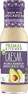 Primal Kitchen Caesar Salad Dressing & Marinade made with Avocado Oil, Whole30 Approved, Paleo Friendly, and Keto Certified, 8 Fluid Ounces