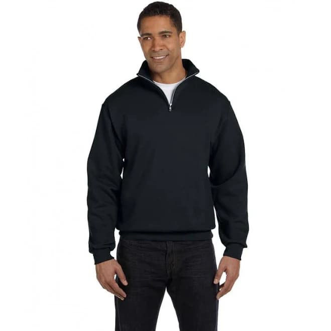Jerzees Men's NuBlend Quarter-Zip Cadet Collar Sweatshirt