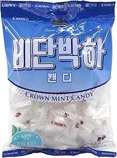 Korean Candy K FOOD Crown Mint Flavor Hard Candy (140g 4.93oz)