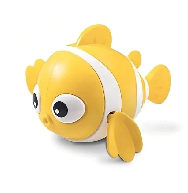Floating Clownfish Bath Toy (Color: Yellow)