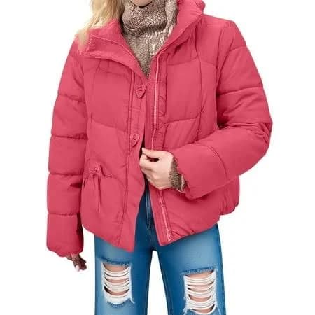 Visaly Women's Oversized Quilted Bubble Puffer Coat