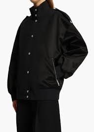 Khaite Farris Bomber Jacket In Black - 40% Off | Editorialist