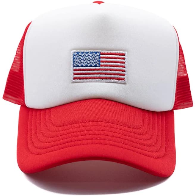 Rey to Z Flag Patch Trucker Hat