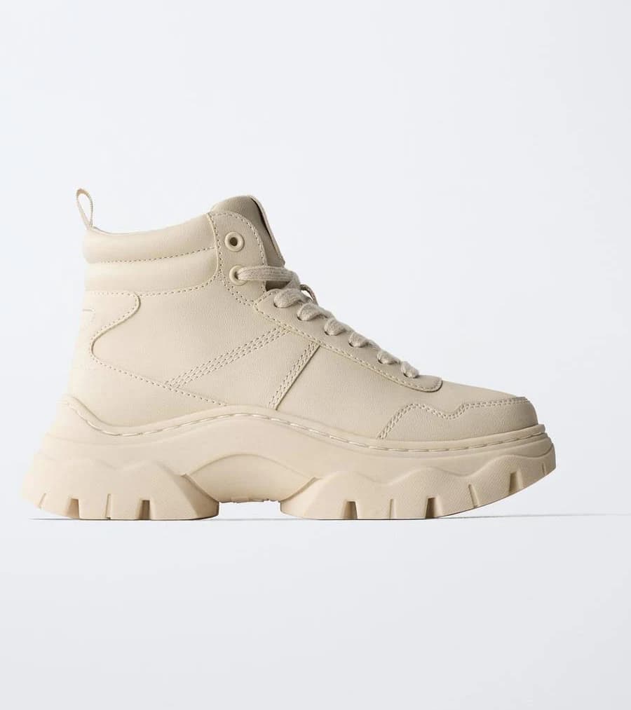 Zara Kids Chunky High-Top Sneakers