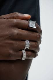 Conjunto De Anillos Eclipse Triple - Plateado | Fashion Nova