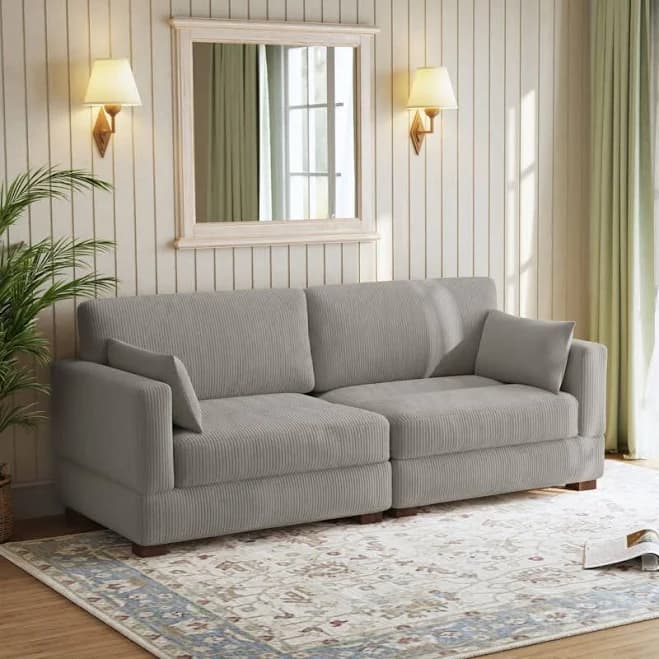 Bentura 85.7'' Flared Arms Sofa Wade Logan Upholstery