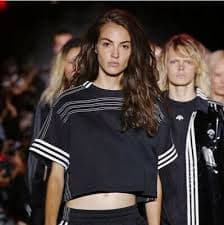 Adidas x Alexander Wang Cutsew Womens Cropped Jersey Shirt Runway Collection 2XS | eBay