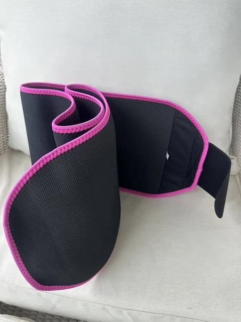 Sweat Sweet Shaper Unisex Waist Trainer Sauna Belt, Neoprene Pink