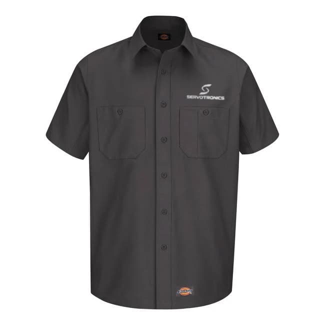 Short Sleeve Dickies Work Shirt (Charcoal)