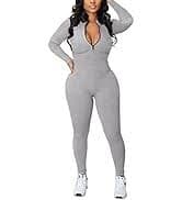 Amazon.com: Sexyshine Women's Casual Lapel Long Sleeve Button Down Jumpsuit Romper Overalls(AG,S) Army Green : Clothing, Shoes & Jewelry