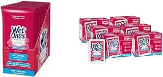 Antibacterial Hand Wipes Case, Fresh Scent | 20 ct. Travel Size (10 pack) & Antibacterial Hand Wipes Singles, Fresh Scent, Individually Wrapped 24 ct. (6 pack)