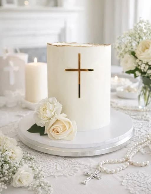 White Cakes for Weddings & Religious Events