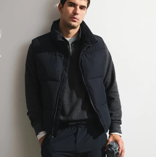 Abercrombie & Fitch Men's Puffer Vest