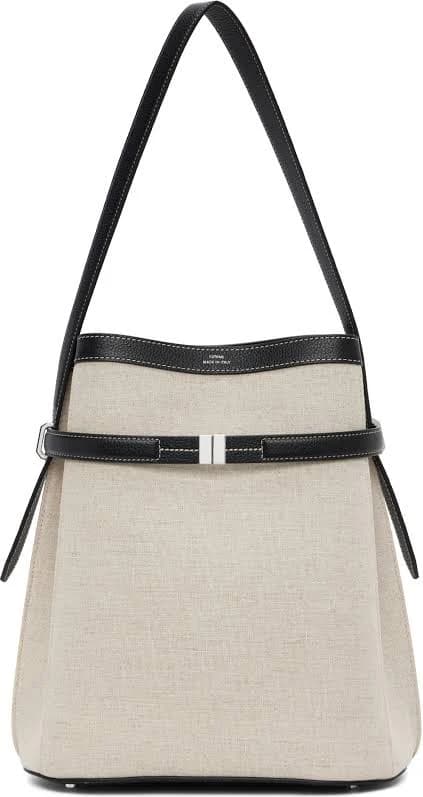 Toteme Women's Belted Canvas Bucket Bag