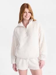 No Boundaries Plush Half-Zip Pullover, Women's and Plus - Walmart.com