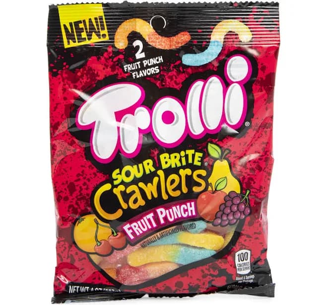 Trolli Fruit Punch Sour Brite Crawlers