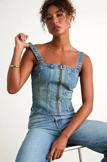 Levi's Sculpted Bustier Top Women's