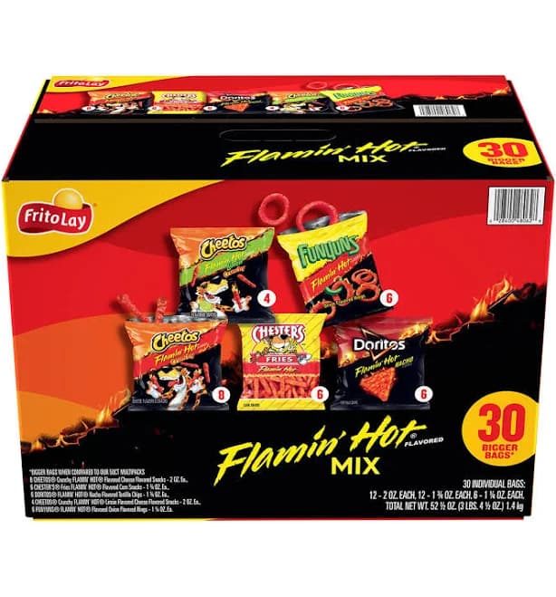 Frito-Lay Flamin' Hot Variety Pack Snacks