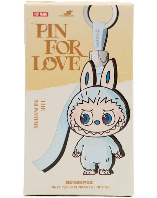 Pop Mart Labubu The Monsters Pin for Love Series Vinyl Plush Pendant