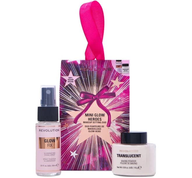 Makeup Revolution Mini Glow Heroes Makeup Setting Duo