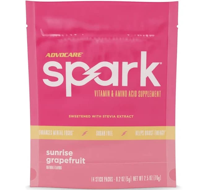 Advocare Spark Alternatively Sweetened Sunrise Grapefruit