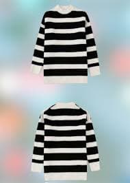 ZARA NEW WOMAN STRIPED KNIT SWEATER sz S | eBay