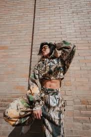 WOMENS OVERSIZED CROP HOODIE - ACID WASH – FLAG NOR FAIL