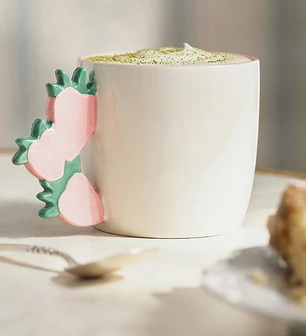 Anthropologie Skylar Stoneware Espresso Mug