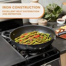 Supor Carbon Steel Wok, 12.6 in, Traditional Deep-Bowl Iron Wok, Metal Utensil Safe - Walmart.com
