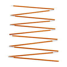 Aluminium Alloy Tent Pole, Compact Segmented Design For Space-Saving And Easy Carrying, High-quality Aluminum Sturdy Lightweight Tent Pole For Outdoor Adventures, Including 2 Rods - Walmart.com