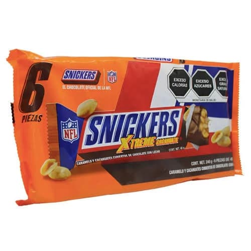 Snickers Xtreme Peanut – NFL Edition (6-Pack)