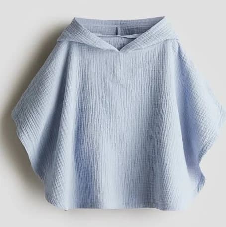 H&M Baby Cotton Muslin Poncho Towel