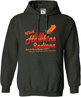Visit Hawkins Indiana Funny Mens Women Sweatshirt Hoodie