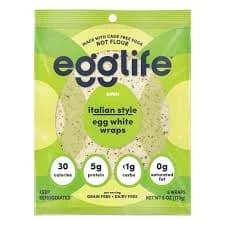 Egglife Italian Style Egg White Wraps