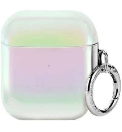 Velvet Caviar White Opal AirPods Case For AirPod Case