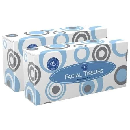 Hao Facial Tissues 100 Count Box Standard 2-ply Tissue Paper Tissues Total!