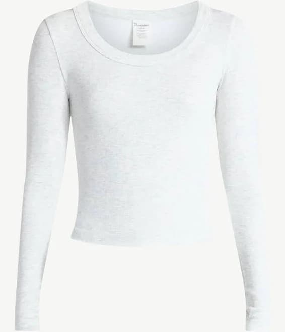 No Boundaries Women's Scoop Neck Seamless Tee
