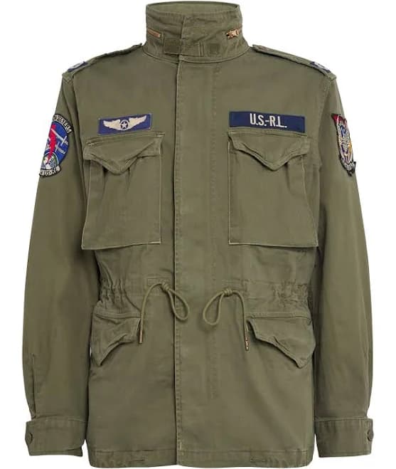 Polo Ralph Lauren Men's Herringbone Cotton Twill Field Jacket