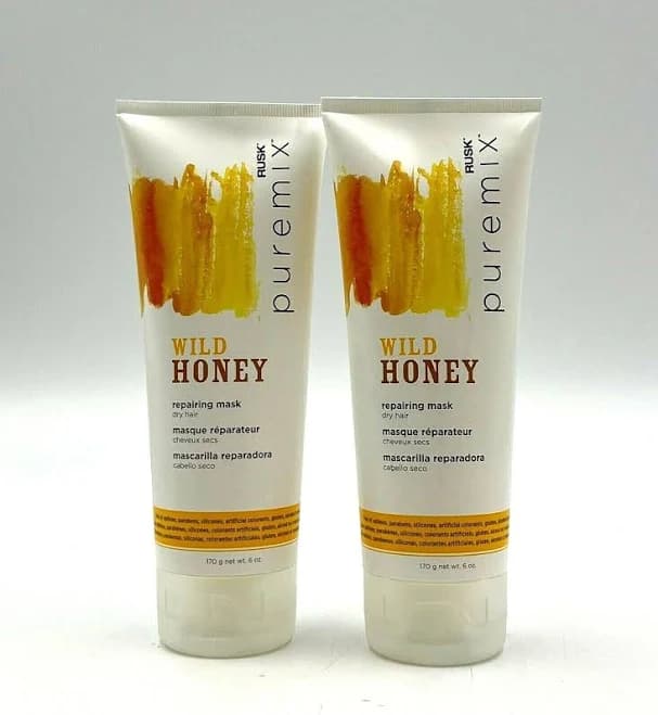Rust Puremix Wild Honey Repairing Mask For Dry Hair 6 Oz-2 Pack