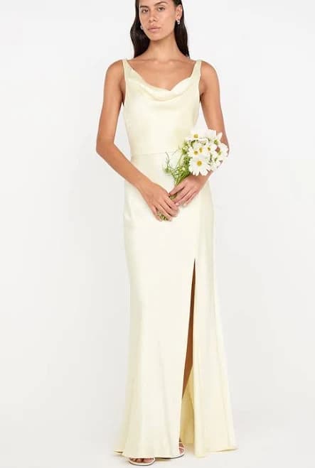 Bec & Bridge Cowl Neck Maxi Dress