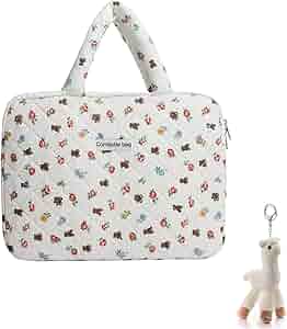 Amazon.com: Quilted Laptop Tote Bag For Women Puffy Laptop Sleeve 14/16 Inch Case Laptop Carrying Case Computer Bag : Electronics