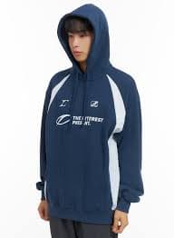 Men's Trendy Loose Fit Graphic Hoodie CO408 - Acubi style | LEWKIN