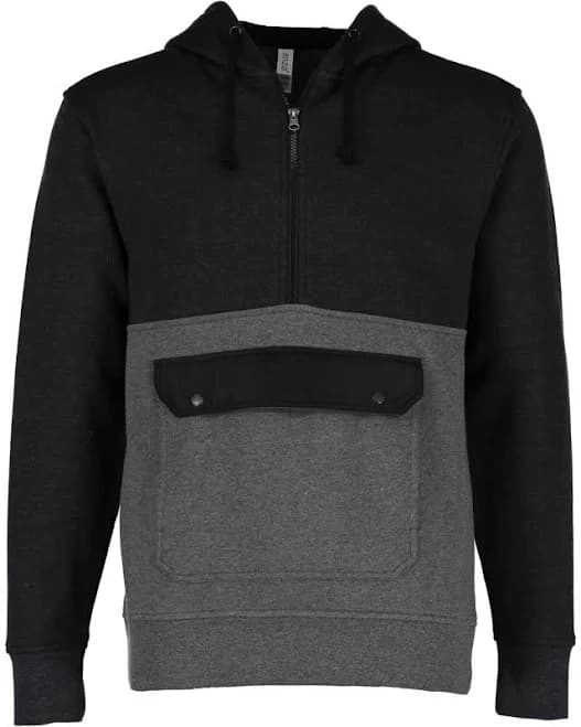 Half Zip Pullover Hood