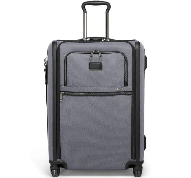 Tumi Alpha x Medium Expandable Checked Grey