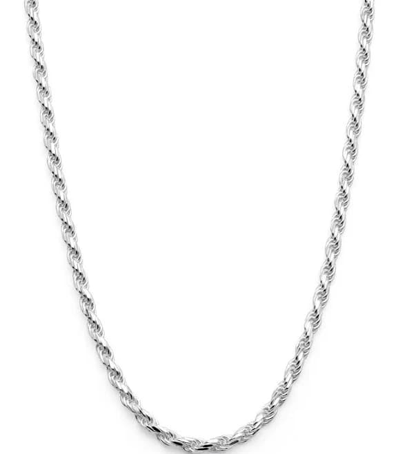 Metal Masters Sterling Silver Italian Rope Chain
