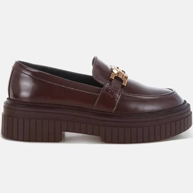 London Rag Women's Grosbeak Horsebit Chunky Loafers